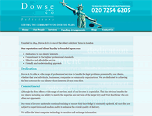 Tablet Screenshot of dowse.co.uk